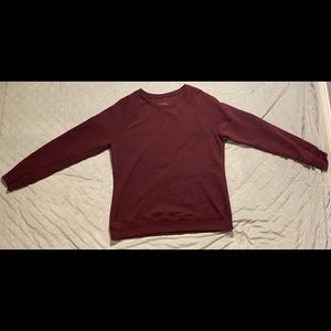Maroon Crewneck, size small